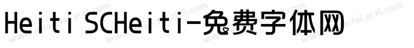 Heiti SCHeiti字体转换